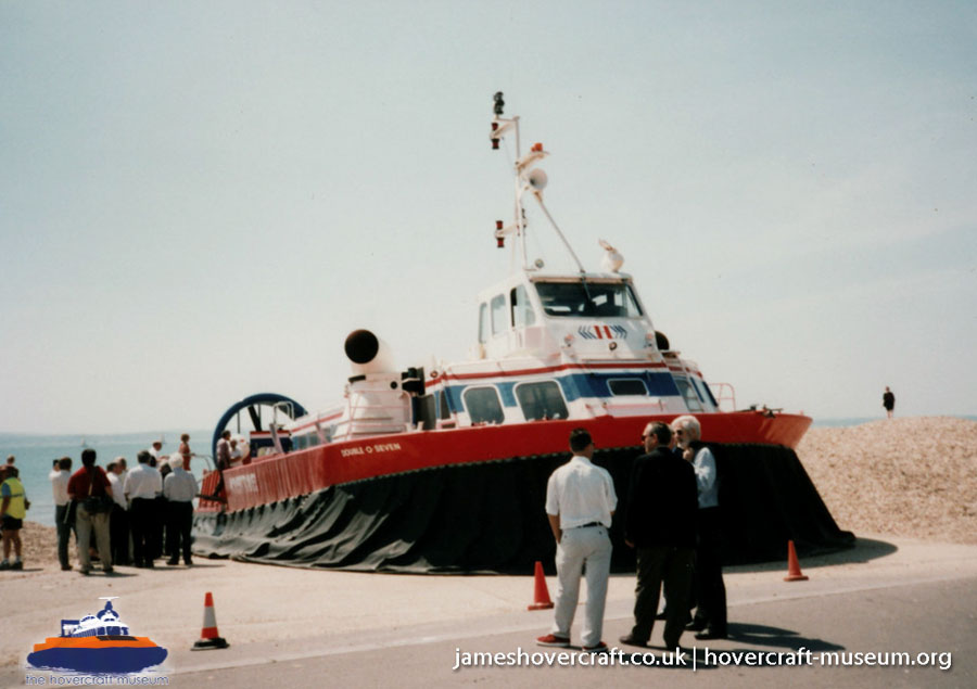 AP1-88 hovercraft promotional day by BHC -  (credit: The <a href='http://www.hovercraft-museum.org/' target='_blank'>Hovercraft Museum Trust</a>).